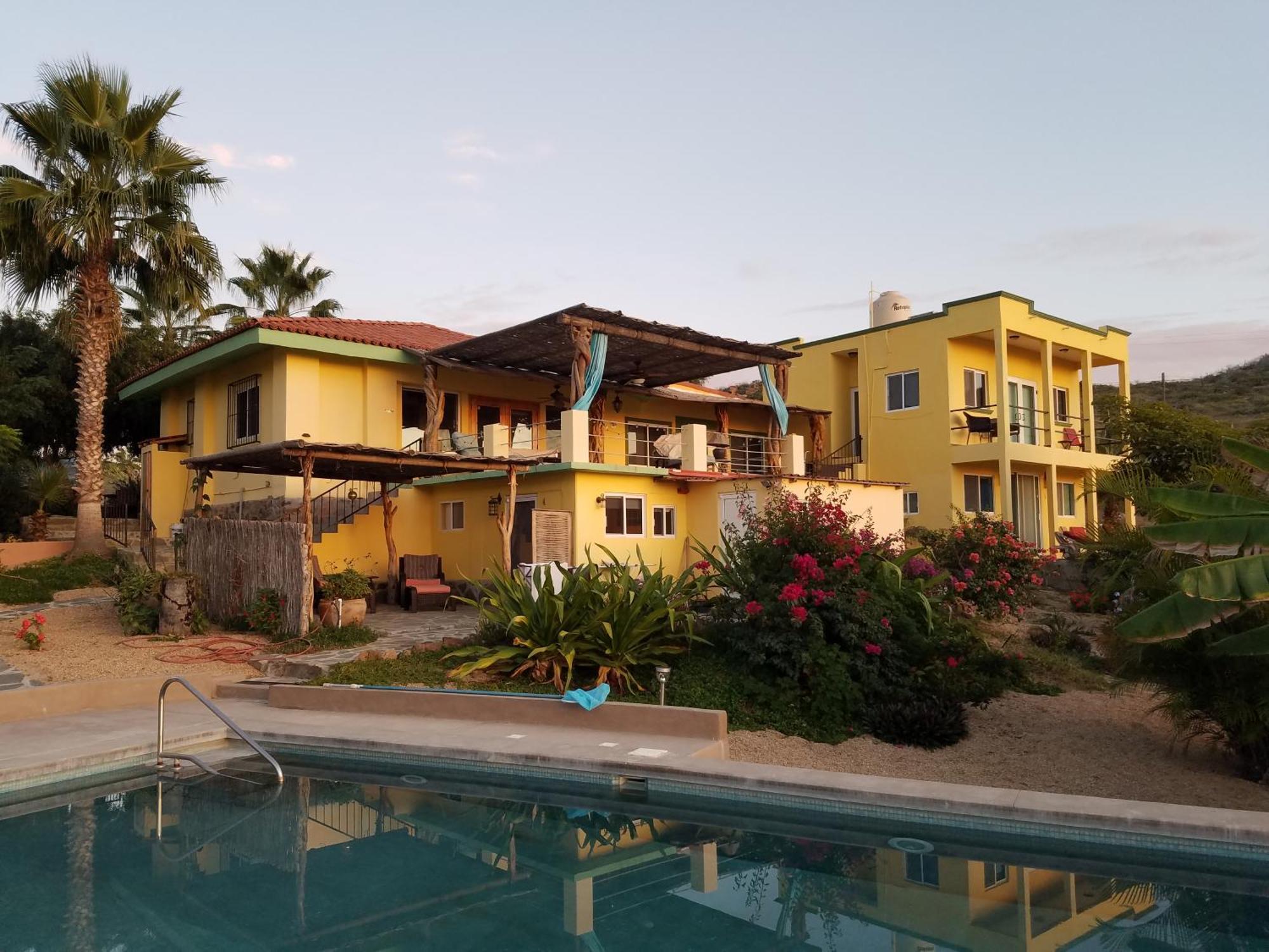 Casa Flores Casitas Todos Santos Luaran gambar